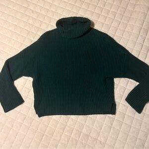 Abercrombie & Fitch Dark Green Turtleneck Sweater